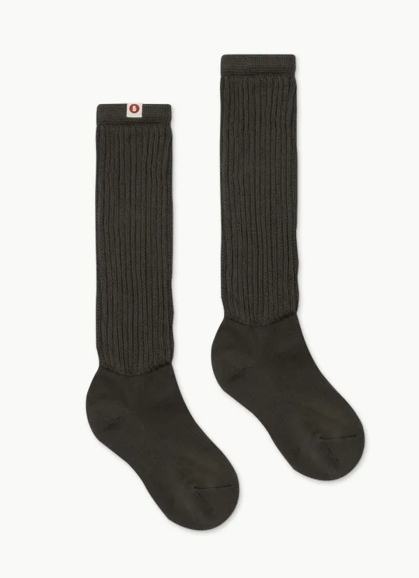 Scrunchie socks_Khaki
