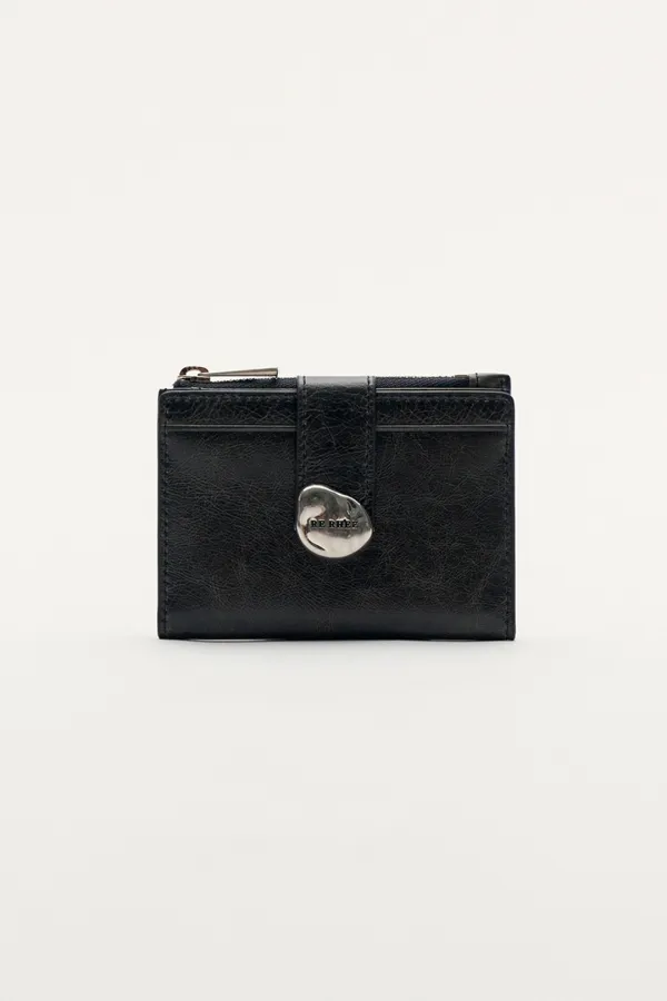 BRIDGE CARD WALLET CHARCOAL GRAY