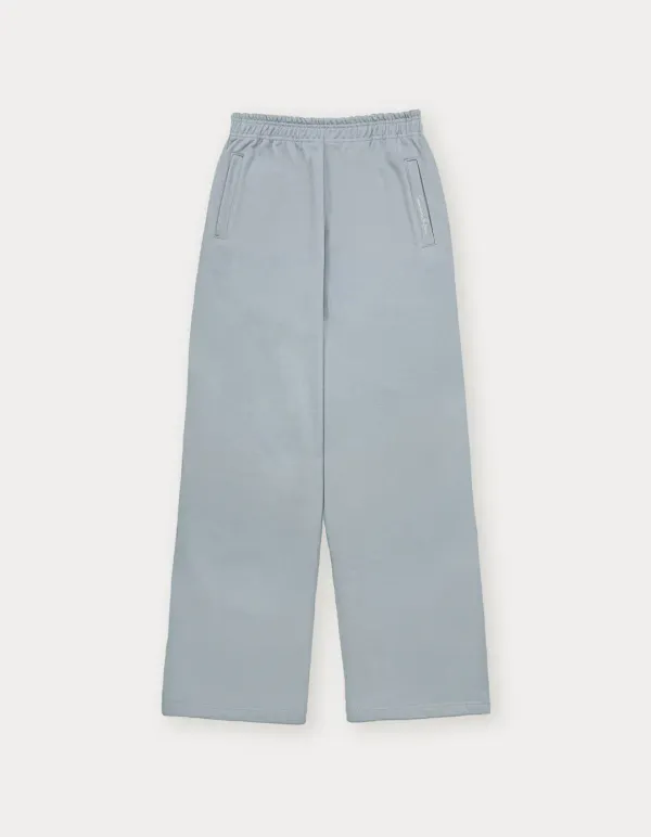 Label String Sweatpants - Light Blue