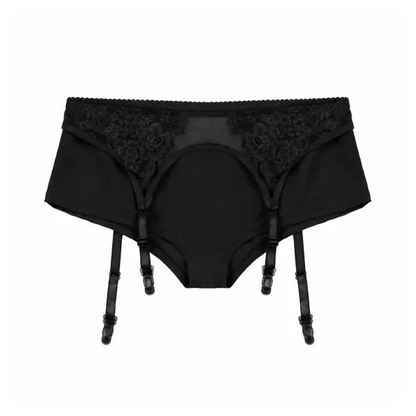 Garter micro shorts (Black)