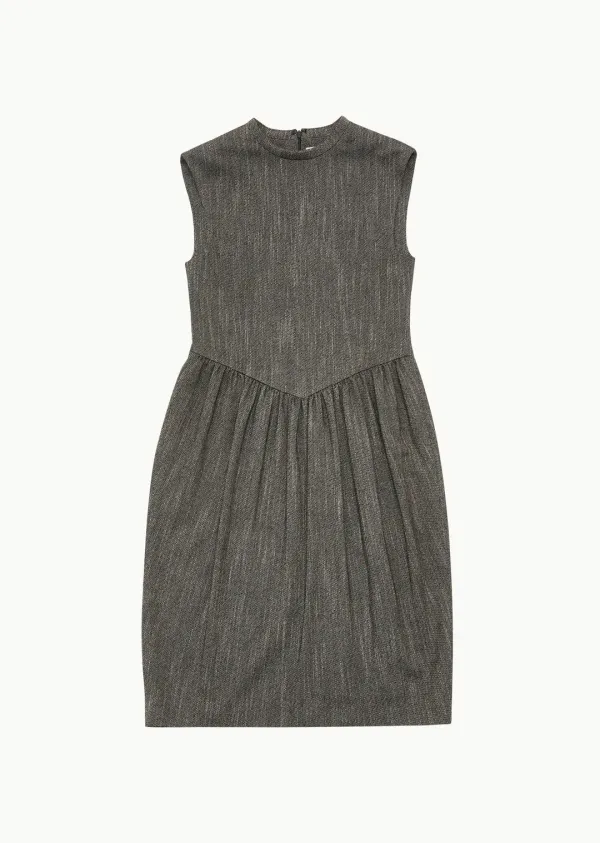 WOOL TWEED DRESS (2COLORS)