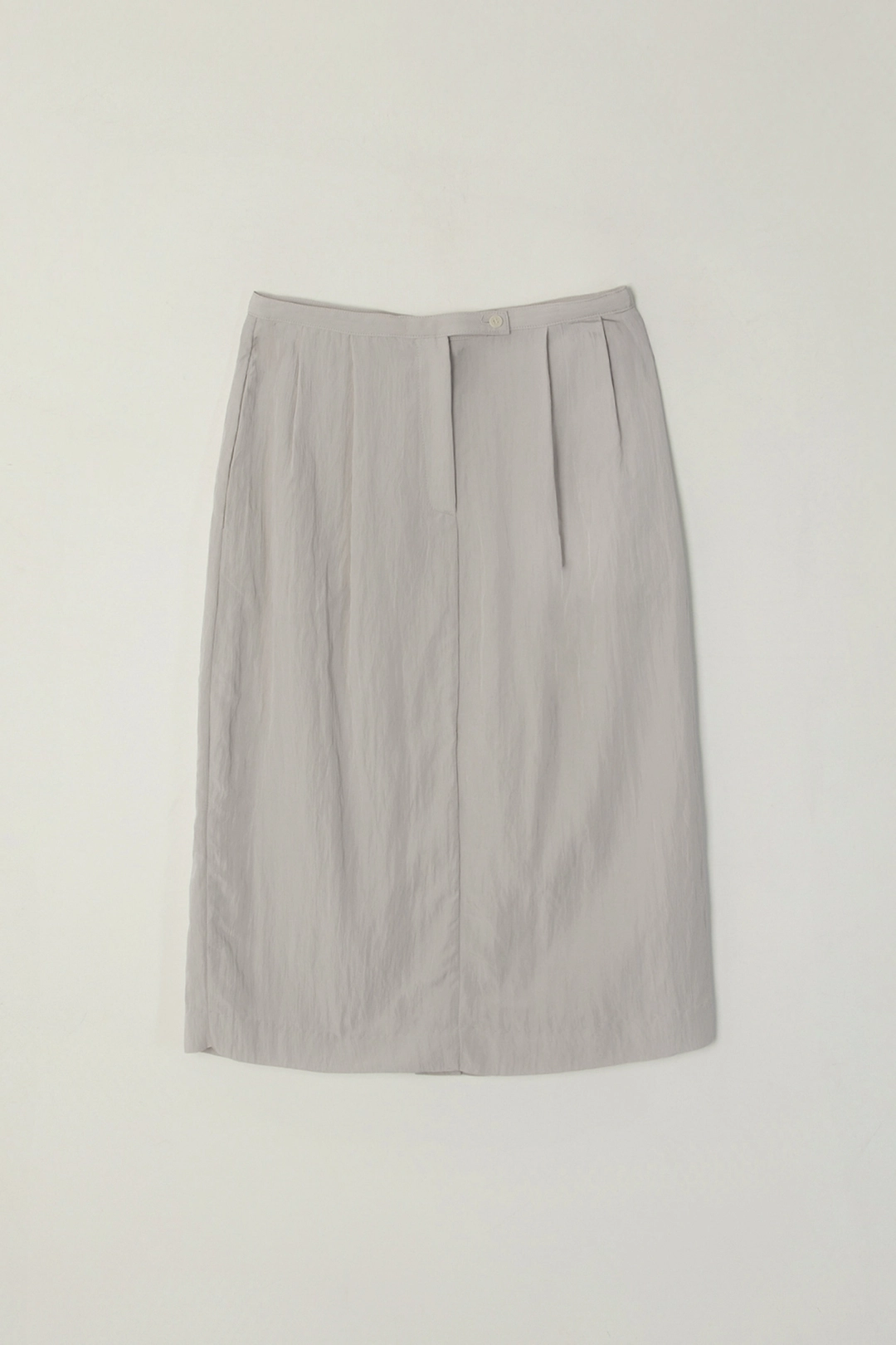 세이지먼트 PLEIA PLEATED MIDI SKIRT_GRAY 상품 이미지 1