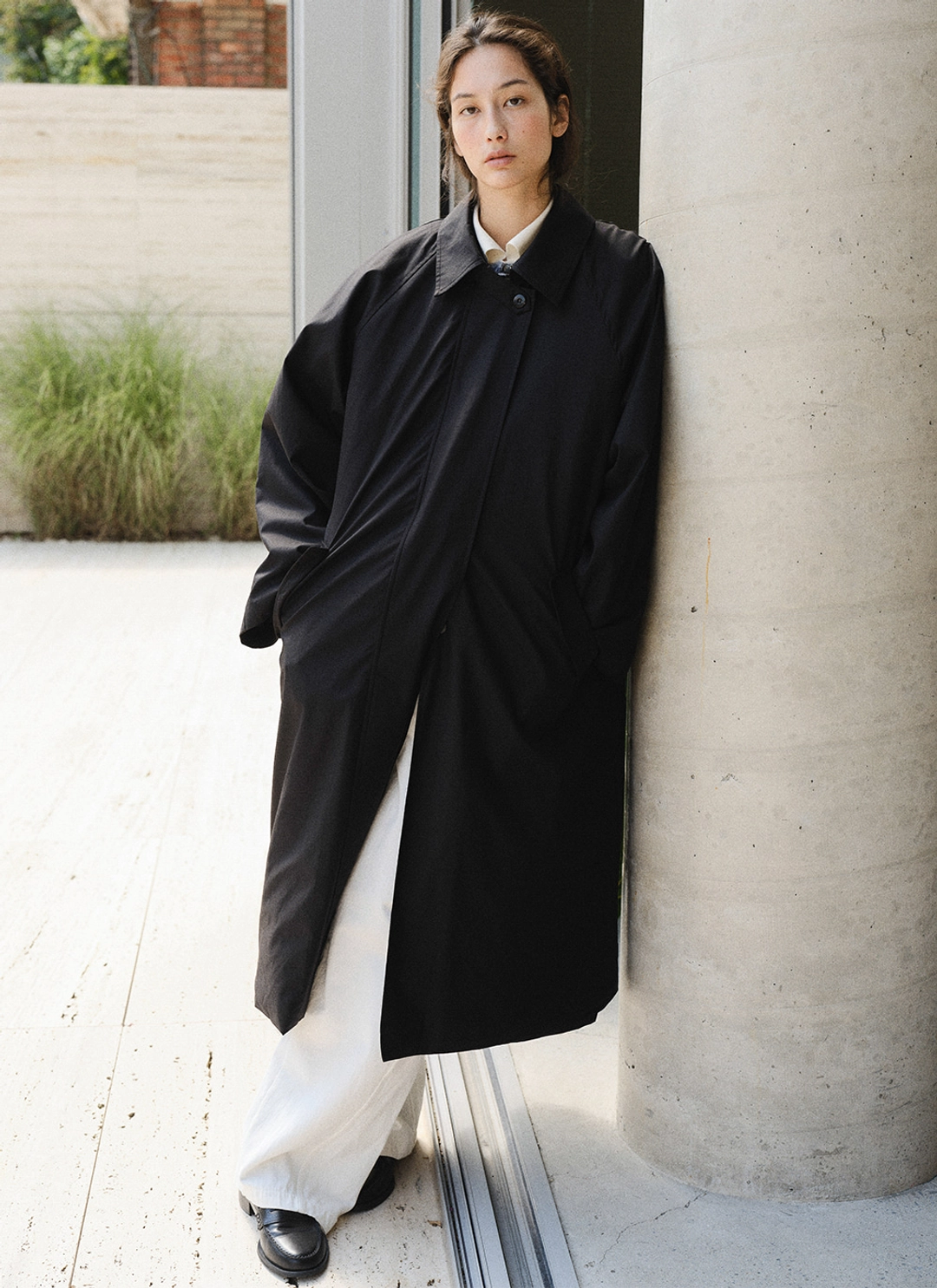 르닐 Noel Interlined Trench (Black) 상품 이미지 2