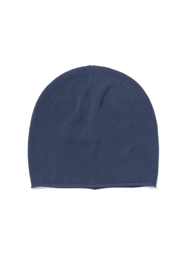 [WOMEN] LIGHTWEIGHT DRAPE BEANIE_BLUE GREY