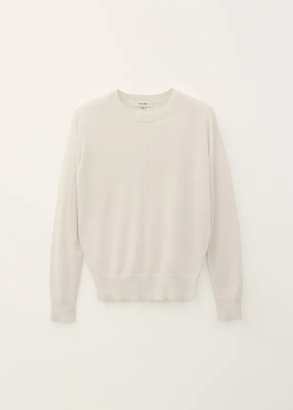 CHIXLABEL H 리나 슬림핏 라운드 니트