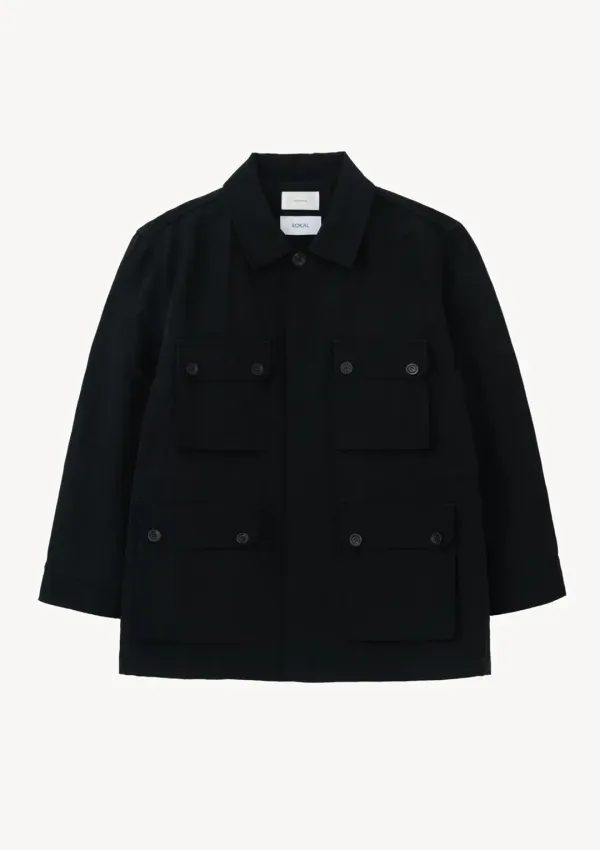 Luster Safari Jacket in Black