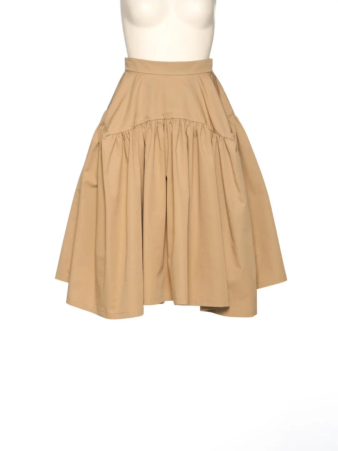 푸쉬버튼 PS25 BEIGE SHIRRING BALOON SKIRT 상품 이미지 1