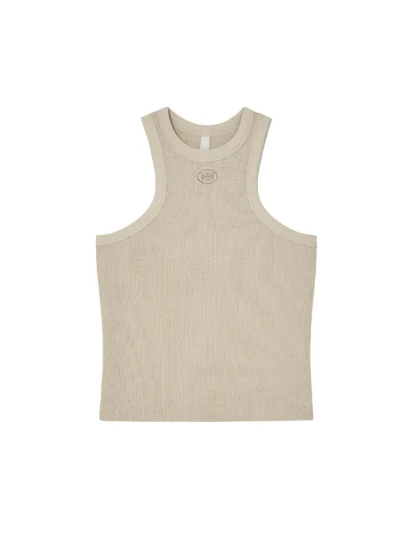 X Tank Top Beige