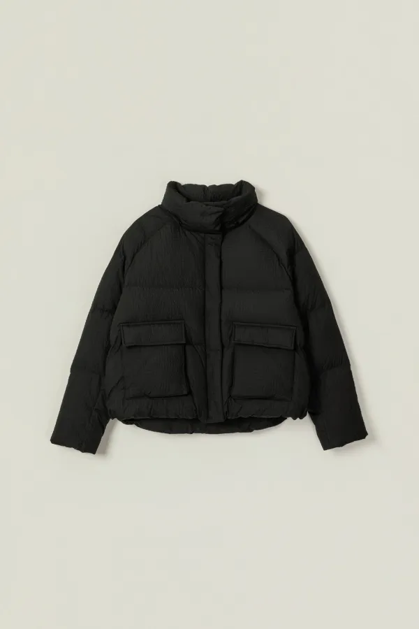 TEENY GOOSE DOWN HIDDEN SHORT PADDING_BLACK