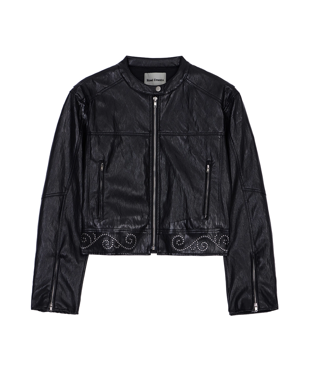 로제프란츠 Studded Wave Leather Jacket [Black] 상품 이미지 3