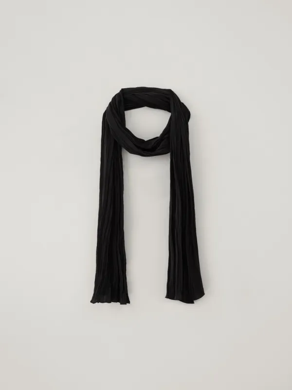 [8th-reorder 5/21 soft butter 예약발송] Fluid pleats scarf (2colors)