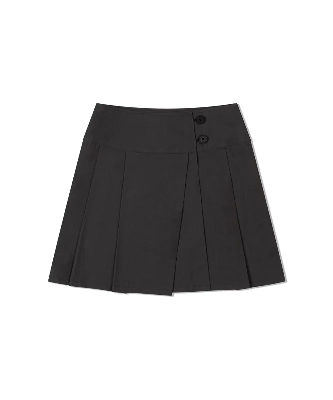 미세키서울 Midi wrap skirt CHARCOAL 상품 이미지 1