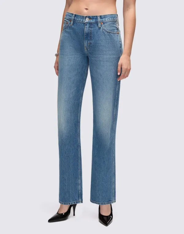 90s Mid Rise Loose - Medium Vain