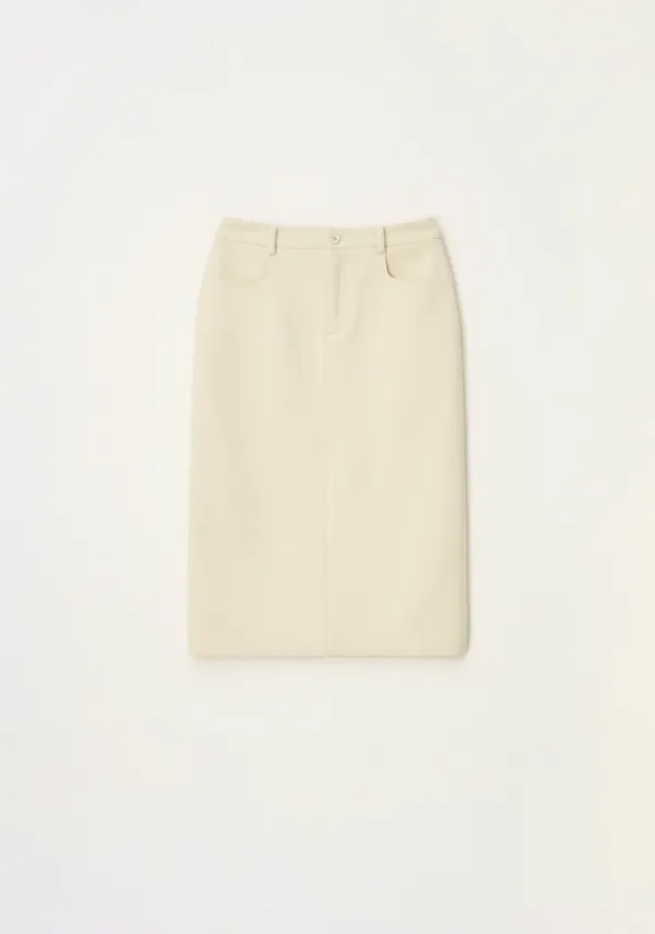 INES WOOL MIDI SKIRT