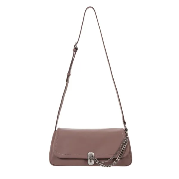 Occam Wide Flap Shoulder (오캄 와이드 플랩 숄더 스몰) Latte Pink