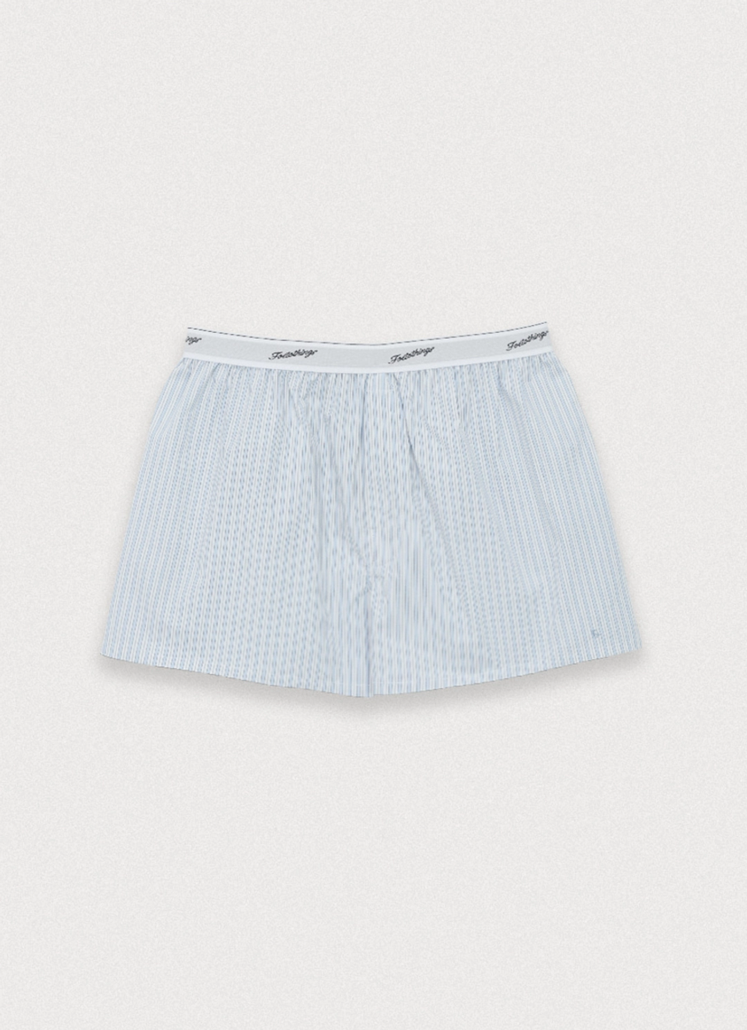 포에토 Terrace logo banding shorts - ivory/blue 상품 이미지 3