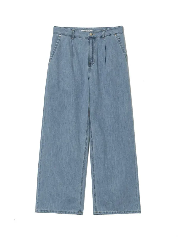 Essential Summer Wide Denim Light Blue