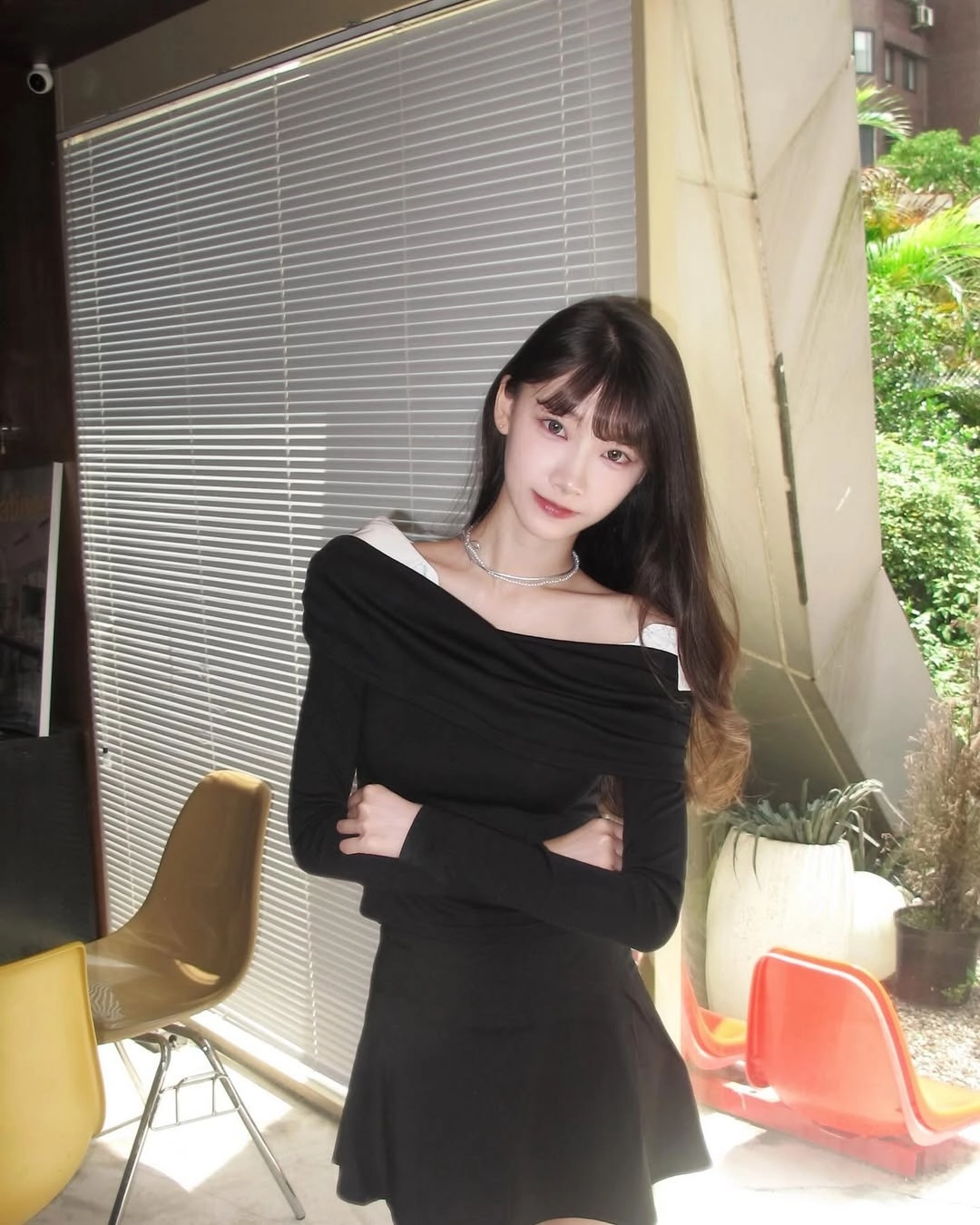 낫유어로즈 @1121.sherryLily top (Black) 상품 이미지 1