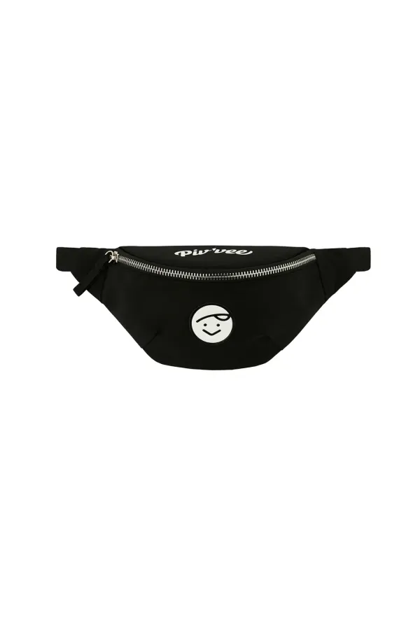 Piv\'vee Nylon Belt Bag (ebony black)