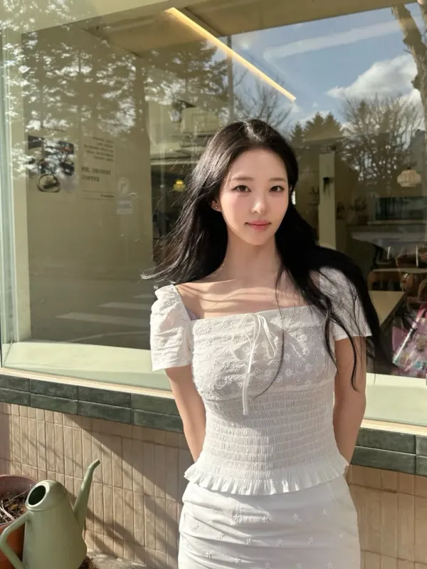 @rubyrovesrosiesFloral puff blouse (Ivory)Scarlett mini skirt (Ivory)