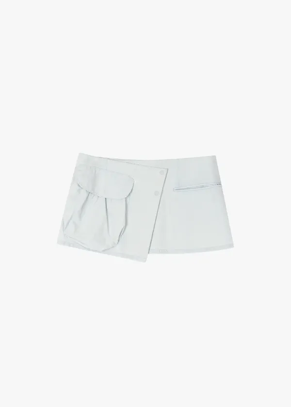 GRVB_Denim Wrap Skirt [2COLOR]