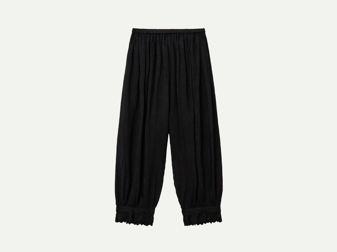 비아플레인 Via Lona cropped pants (Black) - viaplain 상품 이미지 1