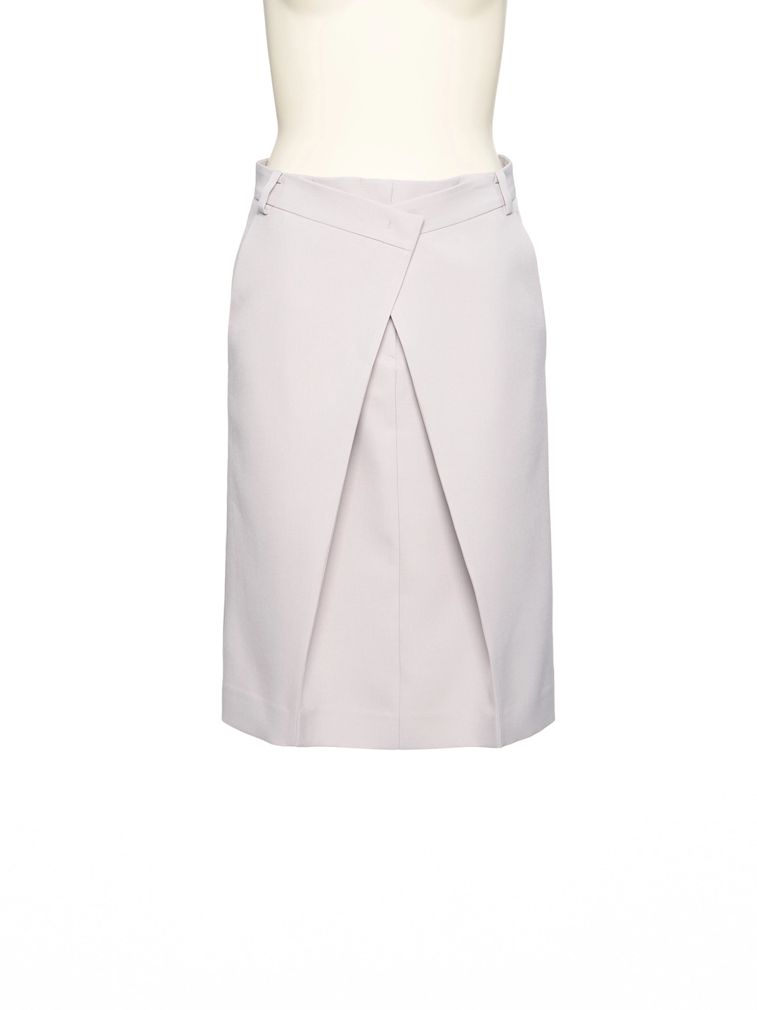 푸쉬버튼 PF26 LIGHT GRAY FOLDED TUCK SKIRT 상품 이미지 2