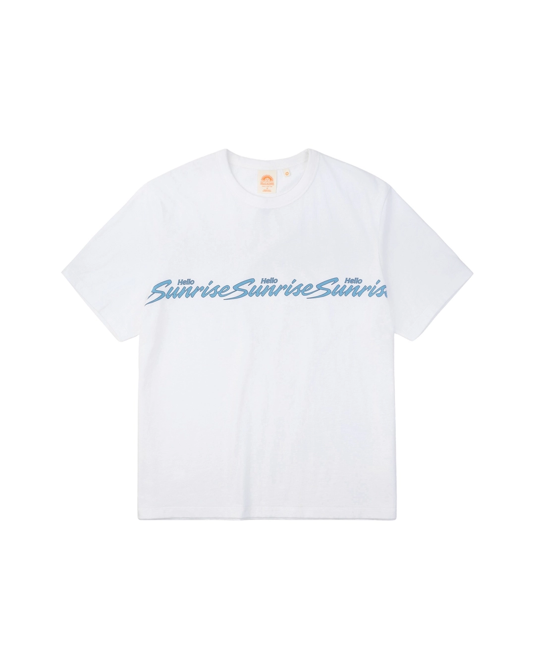 헬로선라이즈 HS Wave Logo Tee_White 상품 이미지 1