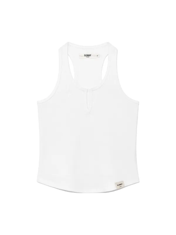 G RACERBACK TANK (WHITE)