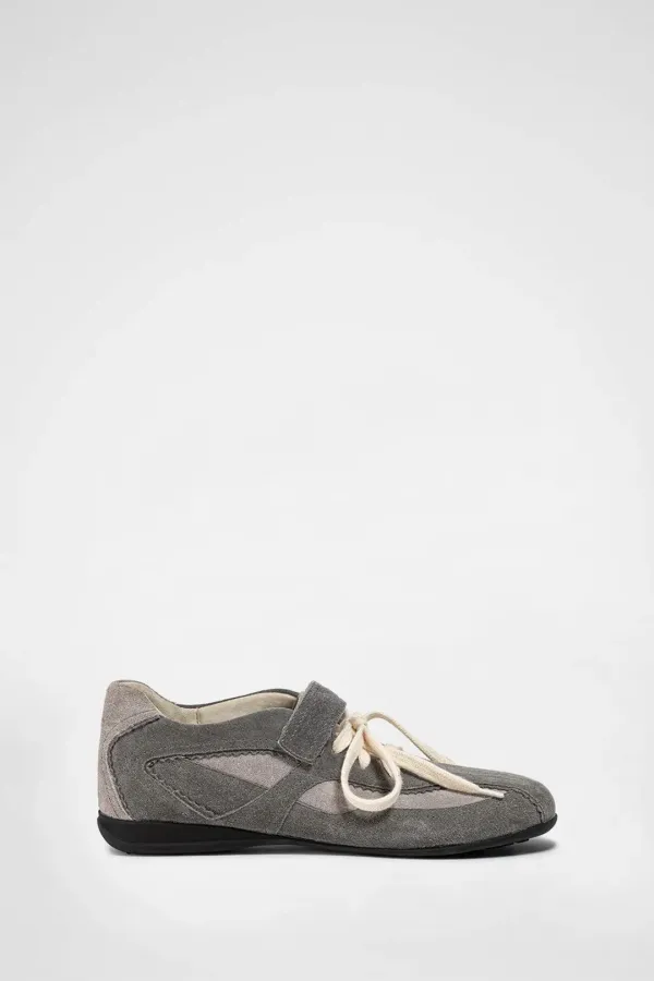 PINKING MARY JANE SNEAKERS / GREY
