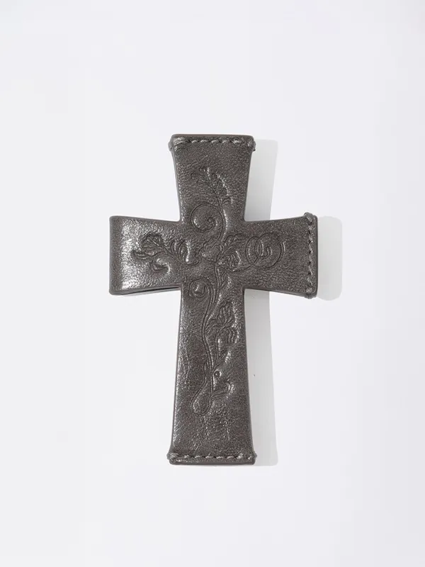 Cross Strap Wallet Charcoal