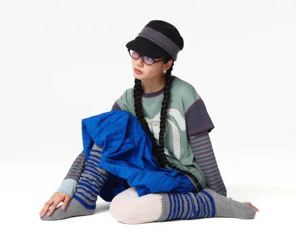 COLOR BLOCK GRAPHIC T-SHIRT GREEN