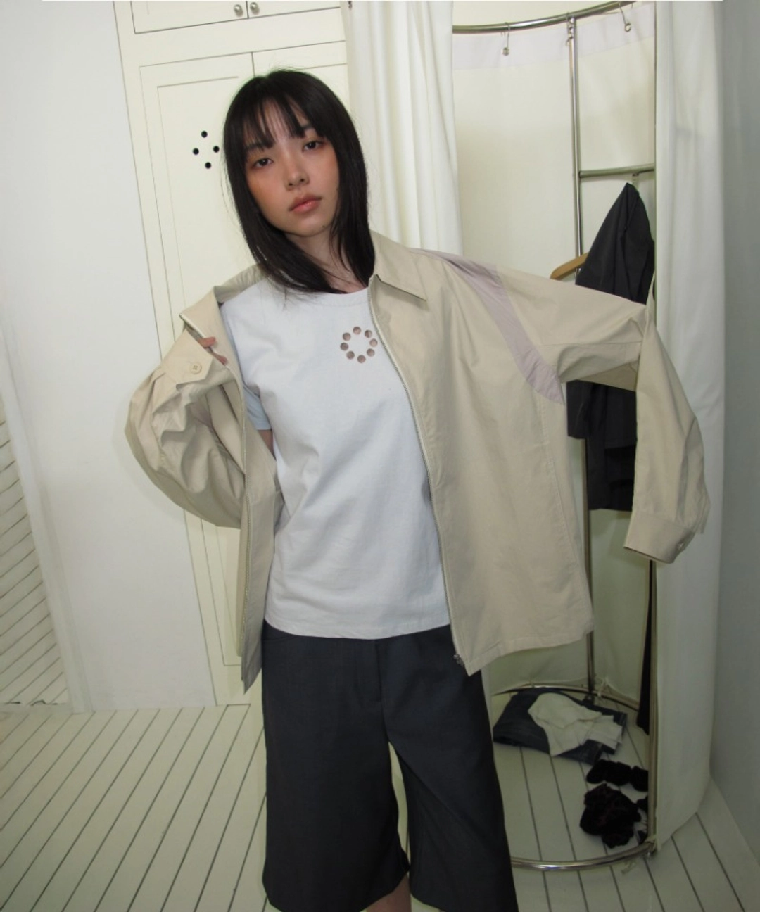 니히 One tee (Light gray) 상품 이미지 2