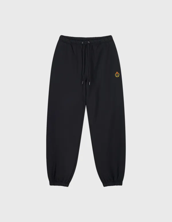 CREST WASHED 331 SWEATPANTS / Black