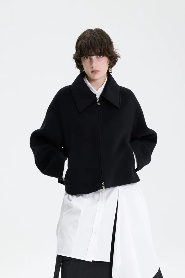 Traum Short Zip-up [ Black ]