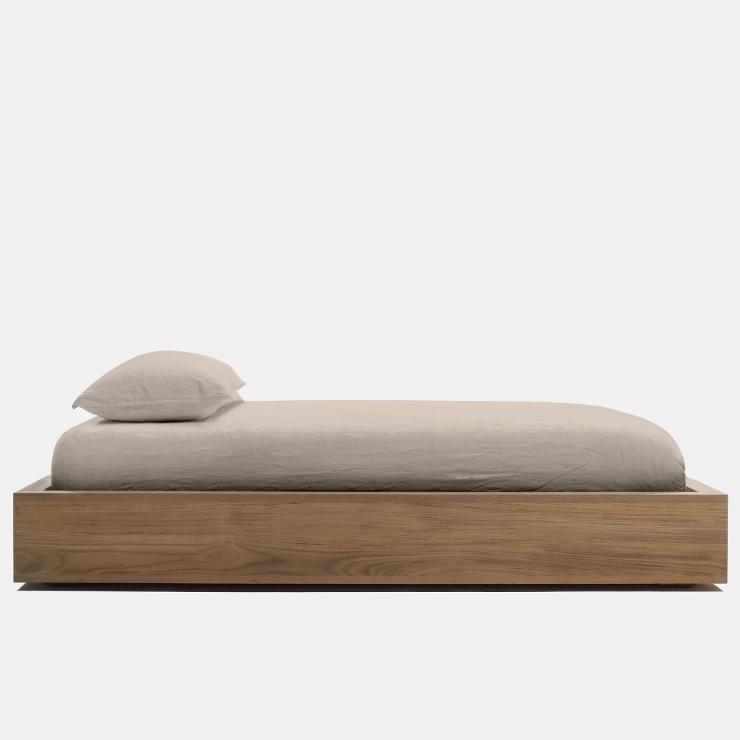 제임스펄스 Linen Fitted Sheet - Oyster 상품 이미지 1