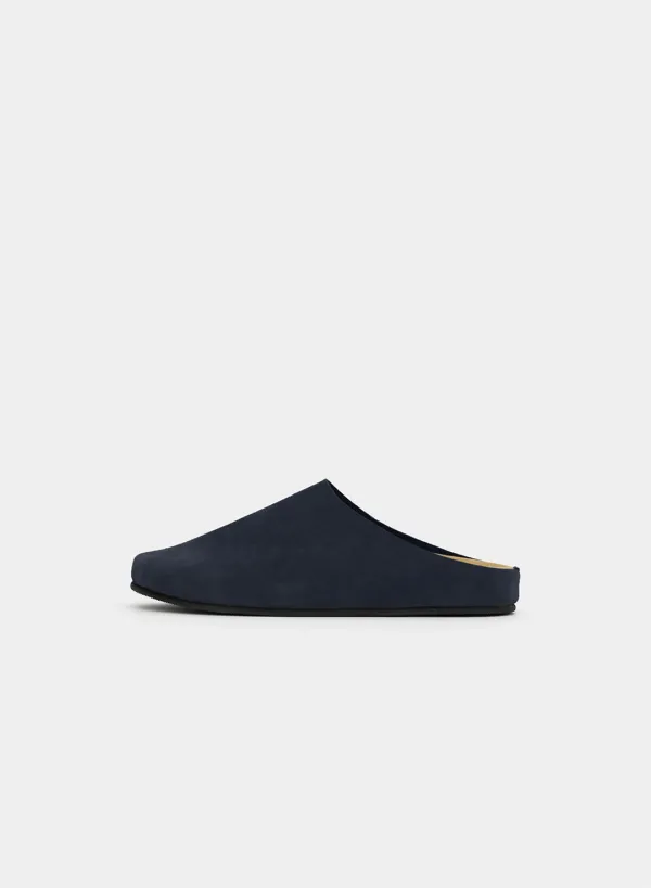 Burns suede slide