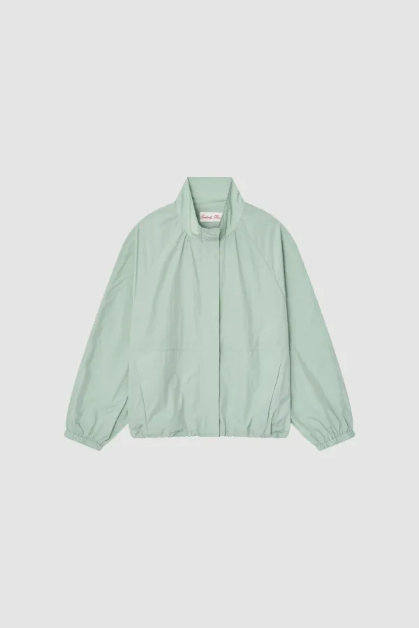 Airy Mint Windbreaker