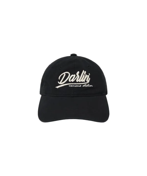 B3010 Darling 자수 볼캡_Black