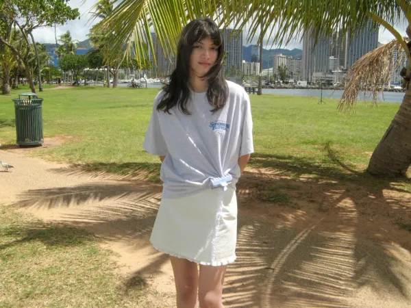 [Release] 6.16 출고 Trio Horse Over-Fit Top - White Melange