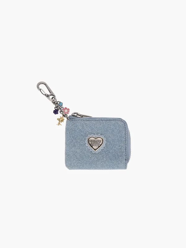 MGSWD | PEANUTS MINI ZIPPER WALLET_denim-effect