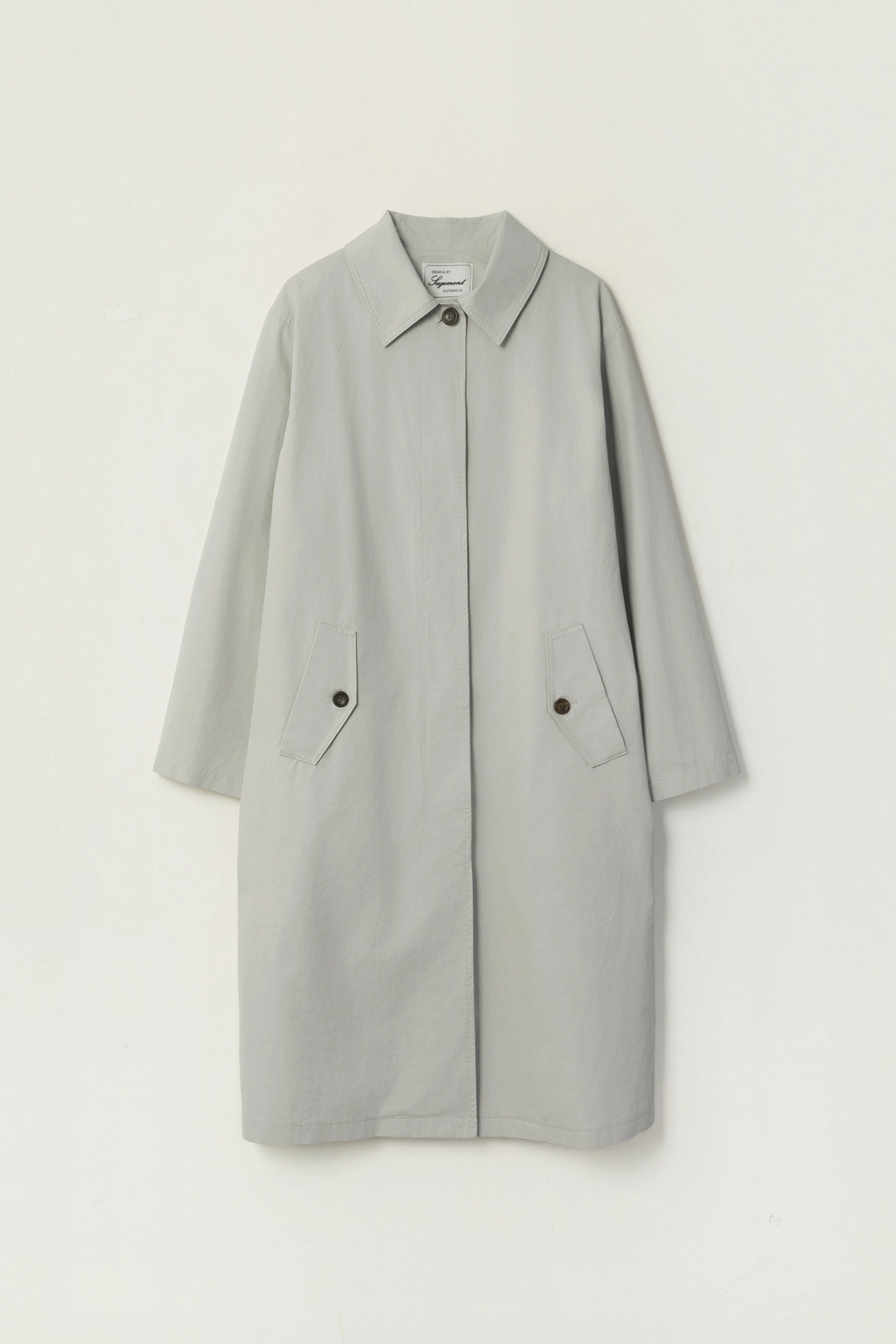 세이지먼트 YVONNE WASHED TRENCH COAT_LIGHT GRAY 상품 이미지 1