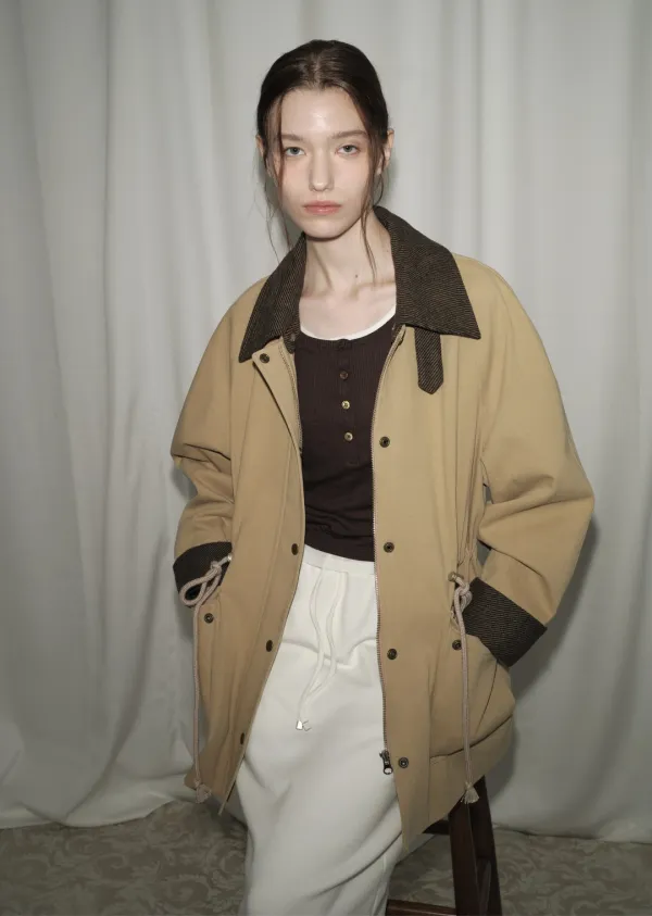 STRING WORK JACKET (sand beige)