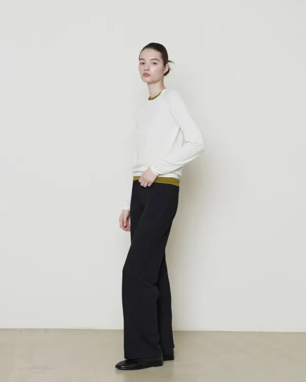 W Low Rise Sweat Pants, Black
