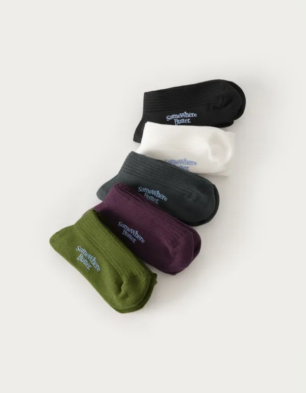 Long Essential Knit Socks - 5Color