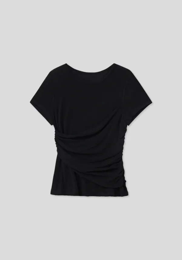 Vella Half Shirring Tee