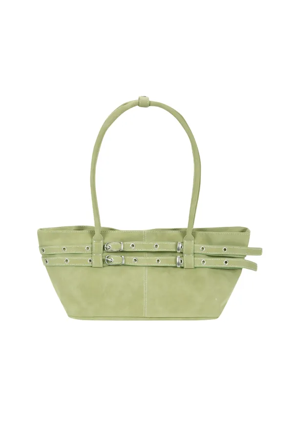 [2차 재입고] 미니 벨티드 보트 백 mini belted boat bag (avocado)