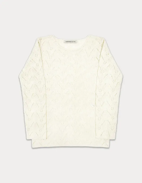10th / Skashi long sleeve knit - ivory