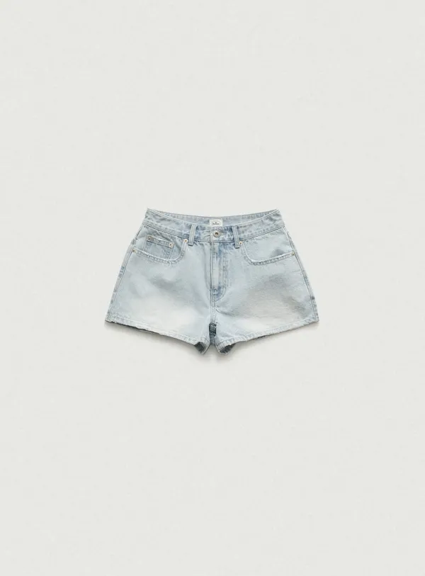 Isa Denim Shorts_Light Blue