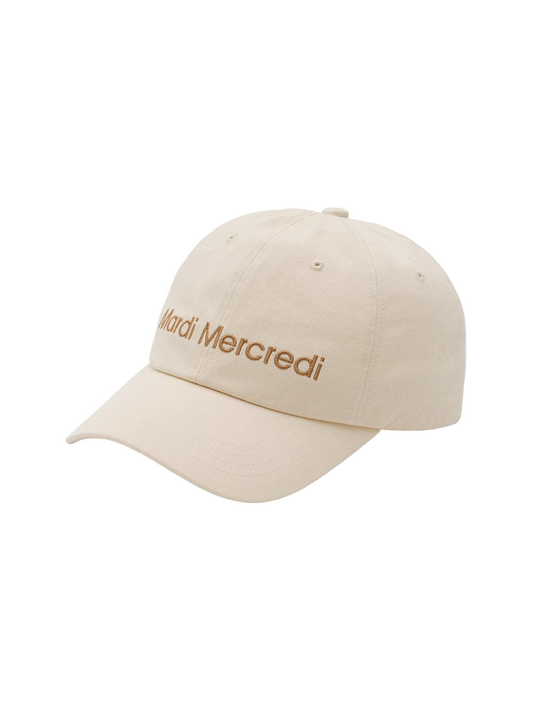 마르디 메크르디 CAP MARDI MERCREDI LOGO_CREAM BEIGE 상품 이미지 2